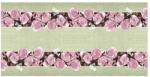Mank Textilhatású asztali futó 40 cm x 24 m - Lovely Roses rózsa