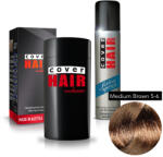 Cover Hair Volume hajdúsító, 30 g, középbarna + kötést erősítő spray - hajpatika