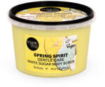 Organic Shop Spring Spirit gyengéd ápoló testradír citrommal és marcipánnal, 250 ml