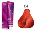 Londa Professional Color krémhajfesték, 7/4 - hajpatika
