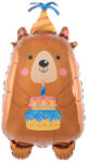 PartyPal Óriás Fólia lufi 30" 78cm Maci tortával (LUFI805349)