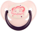 Canpol babies Анатомична светеща залъгалка Canpol - Night Dreams, 6-18 m, Розова (22/501_pin)