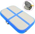 vidaXL kék PVC felfújható tornamatrac pumpával 60 x 100 x 10 cm (92650)