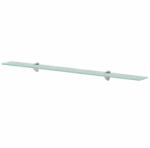 vidaXL lebegő polc üveg 100x20 cm 8 mm (243785)