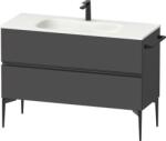 Duravit Sivida dulap 121x47.7x59.2 cm sub chiuveta pe perete negru-grafit SV46530BD490000 (SV46530BD490000)