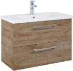 Roca Roma Compact dulap 80x38.4x53 cm sub chiuveta pe perete stejar A857953808 (A857953808)