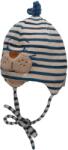 Sterntaler Căciulă de iarnă pentru copii Sterntaler - Castor, 37 cm, 2-3 luni, cu dungi (4602244-904)