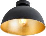 BKLicht 1322 - Плафон 1xE27/60W/230V черен/златист (P6278)