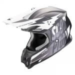 Scorpion VX-16 EVO AIR Slanter motokrossz bukósisak matt fekete-szürke