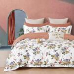 Pucioasa Lenjerie de pat dublu percale, bumbac 100%, design cu trandafiri Lenjerie de pat