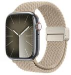 DUX DUCIS MIXTURE PRO pótszíj (egyedi méret, kicsi, nylon, mágneses) BÉZS Apple Watch Series 9 41mm, Watch Series 8 41mm, Watch Series 7 41mm (GP-152404)