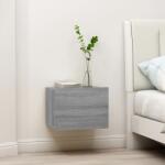 vidaXL szürke sonoma színű szerelt fa éjjeliszekrény 40 x 30 x 30 cm (815413)