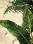 VARVIKAS Set goblen cu diamante, cu sasiu, Frunze tropicale, 30x40 cm (LE155e)