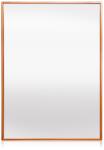 Casa Chic Croxley fali tükör fém kerettel, téglalap alakú, 70 x 50 cm (EL-MIR-MET-70X50-ROS) (EL-MIR-MET-70X50-ROS)