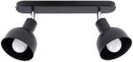 Sollux Elba lampă de tavan 2x15 W negru SL. 1317 (SL1317)