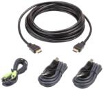 ATEN USB HDMI Secure KVM Cable Kit 3m Black 2L-7D03UHX4 (2L-7D03UHX4)