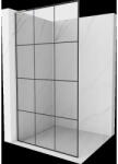 Mexen Kioto L panou de duș Walk-in 100 x 200 cm, model negru, inox periat - 800-100-103-97-77 (800-100-103-97-77)