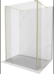 Mexen Kioto perete de duș autoportant 90 x 30 x 30 cm, transparent, auriu - 800-090-030-222-50-00-030 (800-090-030-222-50-00-030)