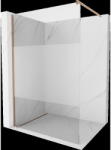 Mexen Kioto perete duș Walk-in 80 x 200 cm, transparent/șron 8 mm, cupru periat - 800-080-101-65-35 (800-080-101-65-35)