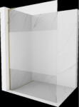 Mexen Kioto L perete duș Walk-in 80 x 200 cm, transparent/ceață, auriu - 800-080-103-50-35 (800-080-103-50-35)