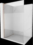 Mexen Kioto L perete de duș Walk-in 70 x 200 cm, transparent/înghețat, cupru periat - 800-070-103-65-35 (800-070-103-65-35)