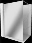 Mexen Kioto perete de duș Walk-in 100 x 200 cm, oglindă 8 mm, gun metal - 800-100-101-95-50 (800-100-101-95-50)