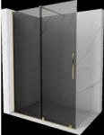 Mexen Velar perete de duș glisant Walk-in 160 x 200 cm, grafit 8 mm, auriu - 871-160-000-43-50 (871-160-000-43-50)