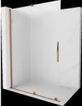 Mexen Velar perete de duș glisant Walk-in 130 x 200 cm, înghețat 8 mm, aur roz - 871-130-000-33-60 (871-130-000-33-60)