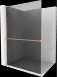Mexen Kioto+ L panou de duș cu raft Walk-in 90 x 200 cm, grafit, cupru periat - 800-090-123-65-40 (800-090-123-65-40)