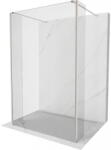 Mexen Kioto perete de duș autoportant 100 x 30 x 30 cm, transparent, nichel periat - 800-100-030-222-97-00-030 (800-100-030-222-97-00-030)