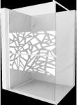 Mexen Kioto+ paravan de duș cu suport Walk-in 100 x 200 cm, model alb, alb - 800-100-121-20-85 (800-100-121-20-85)