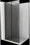 Mexen Velar panou de duș glisant Walk-in 120 x 200 cm, grafit 8 mm, aurie - 871-120-000-43-50 (871-120-000-43-50)