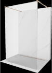 Mexen Kioto panoul de duș de sine stătător 115 x 200 cm, sticlă transparentă de 8 mm, aur roz - 800-115-002-60-00 (800-115-002-60-00)