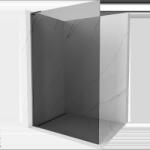 Mexen Kioto L panou de duș Walk-in 120 x 200 cm, grafit, gun metal - 800-120-103-95-40 (800-120-103-95-40)