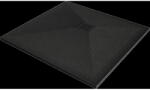 Mexen Stone+ bază de duș compozit pătrată 90 x 90 cm, negru, capac negru - 44709090-B (44709090-B)