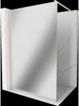 Mexen Kioto perete de duș Walk-in 100 x 200 cm, oglindă de 8 mm, auriu periat - 800-100-101-55-50 (800-100-101-55-50)