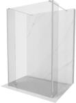 Mexen Kioto perete de duş freestanding 115 x 30 x 30 cm, transparent, crom - 800-115-030-222-01-00-030 (800-115-030-222-01-00-030)