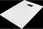 Mexen Hugo brod rectangular SMC 120 x 70 cm, alb, mascare neagră - 42107012-B (42107012-B)