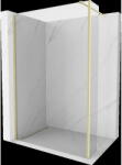 Mexen Kioto perete de duș Walk-in 155 x 30 cm, transparent, auriu periat - 800-155-212-55-00-030 (800-155-212-55-00-030)