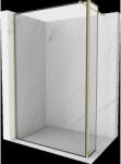 Mexen Kioto panou de duș Walk-in 120 x 40 cm, ramă neagră, auriu - 800-120-212-50-70-040 (800-120-212-50-70-040)