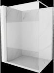 Mexen Kioto perete de duș Walk-in 100 x 200 cm, transparent/mat 8 mm, nichel periat - 800-100-101-97-35 (800-100-101-97-35)