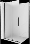 Mexen Velar perete duș glisant Walk-in 80 x 200 cm, înghețat 8 mm, negru - 871-080-000-33-70 (871-080-000-33-70)