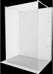 Mexen Kioto perete de duș independent 155 x 200 cm, transparent 8 mm, crom - 800-155-002-01-00 (800-155-002-01-00)