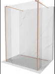 Mexen Kioto perete de duș independent 110 x 30 x 30 cm, transparent, cupru periat - 800-110-030-222-65-00-030 (800-110-030-222-65-00-030)