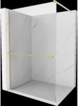 Mexen Kioto+ panou de duș cu raft Walk-in 100 x 200 cm, transparent, auriu periat - 800-100-121-55-00 (800-100-121-55-00)