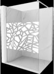 Mexen Kioto duș Walk-in 130 x 200 cm, model alb 8 mm, nichel periat - 800-130-101-97-85 (800-130-101-97-85)