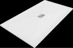 Mexen Hugo cadă de duș dreptunghiulară SMC 150 x 100 cm, albă, capac inox - 42101015-X (42101015-X)