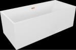 Mexen Vigo cadă de baie independentă 178, 5 x 80 cm, albă, preaplin aur roz - 51251788000-60 (51251788000-60)