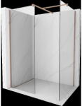 Mexen Kioto perete de duș Walk-in 85 x 70 cm, transparent, aur roz - 800-085-202-60-00-070 (800-085-202-60-00-070)