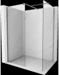 Mexen Kioto perete de duș Walk-in 180 x 120 cm, transparent, gri armă periat - 800-180-202-66-00-120 (800-180-202-66-00-120)